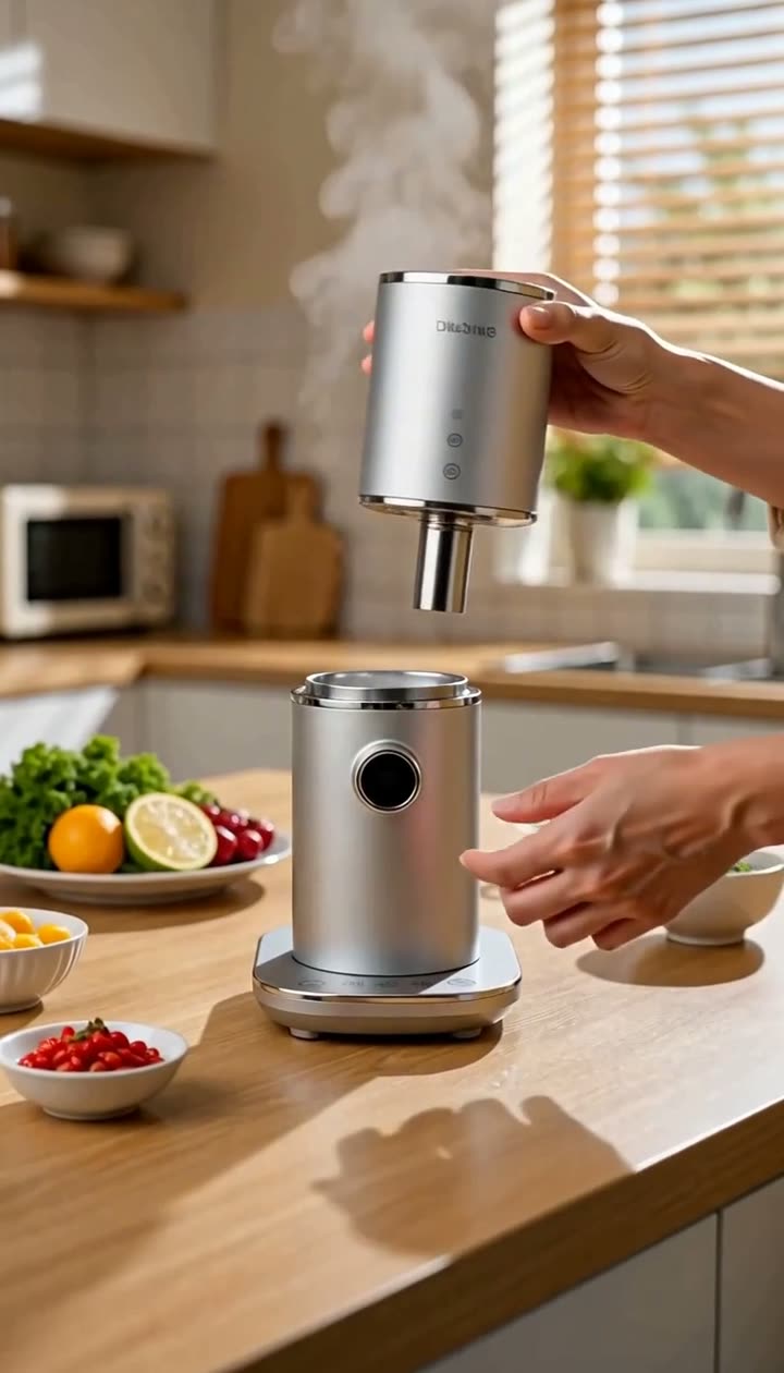 Kitchen gadget demo — poster frame